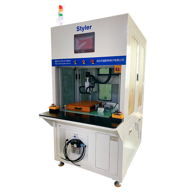 XYZR automatic single-sided spot welding machine with rotation