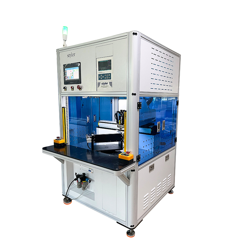 Seven-axis simplex automatic spot welder