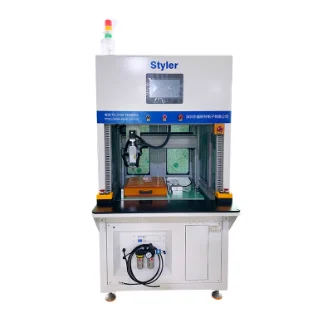 XYZR automatic single-sided spot welding machine with rotation